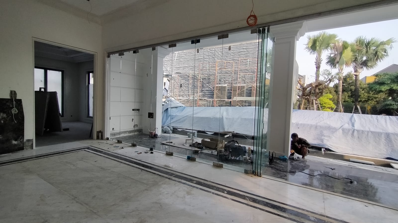 Pintu kaca sliding