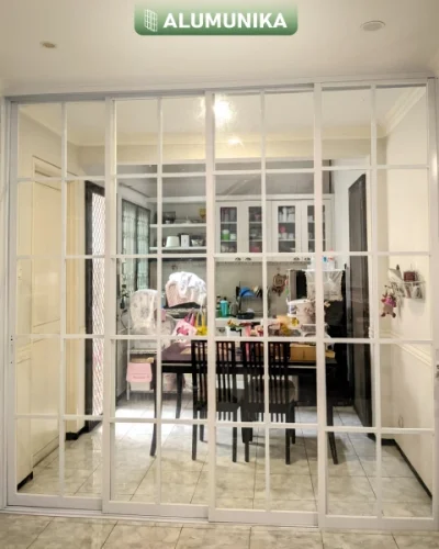 pintu sliding kaca aluminium